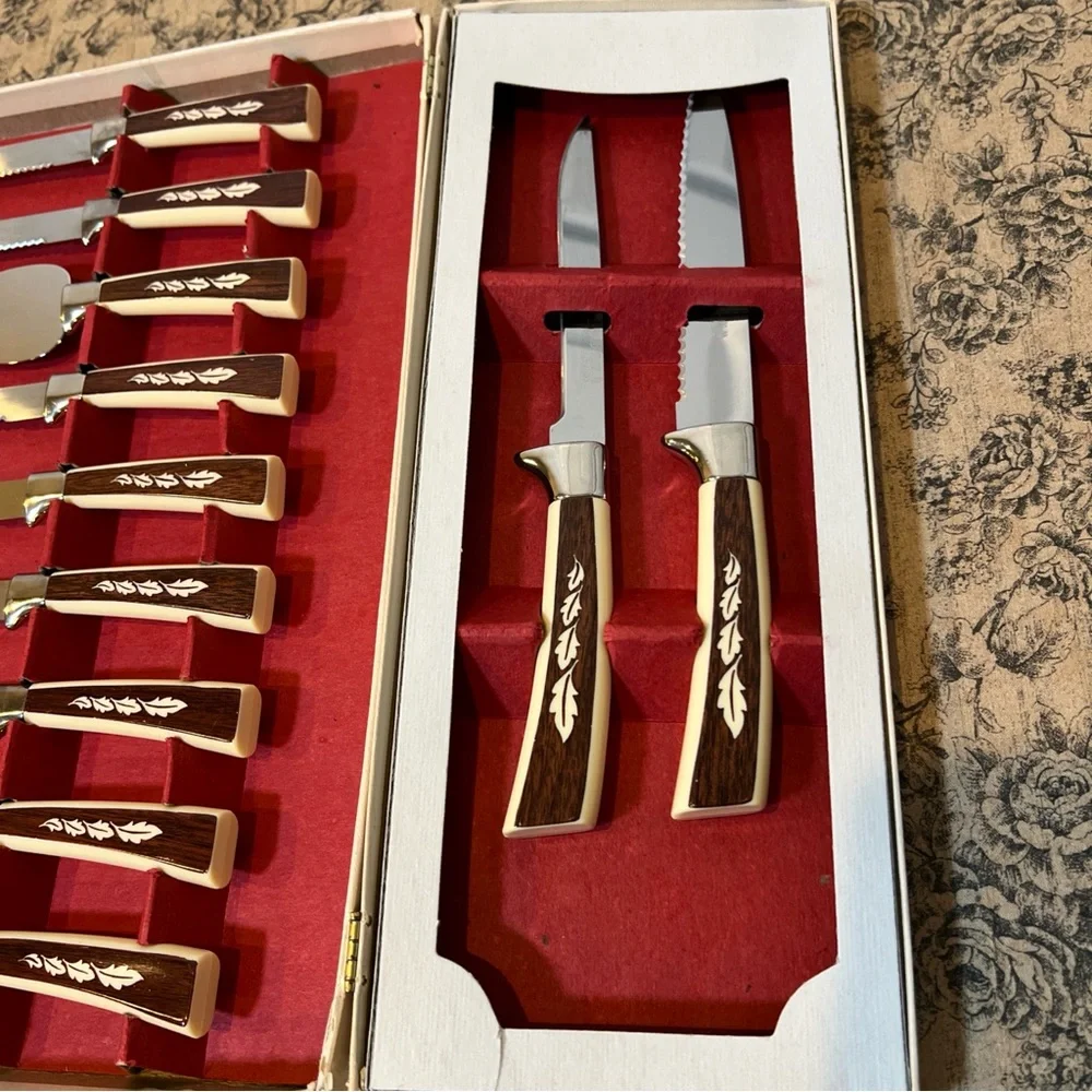 VTG Regent Sheffield Stainless Steel 19 Piece Treasure Chest English Cutlery